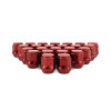 No Longer Available - Mishimoto Steel Acorn Lug Nuts M14 x 1.5 - 24pc Set - Red