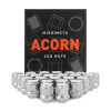 No Longer Available - Mishimoto Steel Acorn Lug Nuts M14 x 1.5 - 24pc Set - Chrome