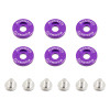 No Longer Available - Mishimoto Large Fender Washer Kit (6pcs) - Purple