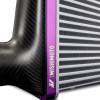 No Longer Available - Mishimoto Universal Carbon Fiber Intercooler - Matte Tanks - 600mm Black Core - S-Flow - BK V-Band