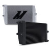 No Longer Available - Mishimoto Heavy-Duty Oil Cooler - 10in. Opposite-Side Outlets - Silver