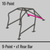 Cusco Safety 21 Steel Roll Cage 10P 40mm Hyundai Genesis CP w/Sunroof