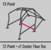 Cusco Cage 13pt Safety 21 Dash Around 2 Passenger 93-00 Toyota Supra JZA80 Non-Sunroof