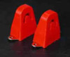 Daystar 87-95 Jeep Wrangler YJ Front Extended Bump Stops - Red