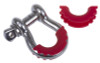 Daystar D-Ring Shackle Isolator Red Pair