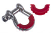 Daystar D-Ring Shackle Isolator Red Pair