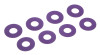 Daystar D-Ring Shackle Washers Set of 8 Purple