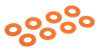 Daystar D-Ring Shackle Washers Set of 8 Fluorescent Orange