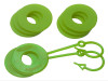 Daystar Fluorescent Green D Ring Isolator w/Lock Washer Kit KU70060FG