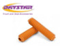 Daystar Shock Boots and Zip Ties Bagged Fluorescent Orange Pair