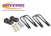 Daystar 1994-2013 Dodge Ram 2500 4WD (w/Dana 70 Axle & w/o Overloads) - 2in Rear Block & U-Bolt Kit KC09127