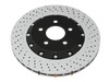 DBA 09-16 Cadillac CTS V Front Left 5000 Series 2-Piece Drilled Rotor w/Black Hat