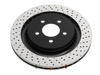 DBA 14-21 Volkswagen GTI (w/Perf Pkg 310mm Rear Disc) Rear 4000 Series Drilled Rotor