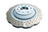 DBA 14-21 Volkswagen GTI (w/Perf Pkg 310mm Rear Disc) Rear 4000 Series Drilled Wavy Rotor w/Slv Hat