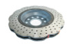 DBA 14-21 Volkswagen GTI (w/Perf Pkg 310mm Rear Disc) Rear 4000 Series Drilled Wavy Rotor w/Slv Hat