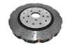 DBA 14-18 Audi RS7 (w/Iron Rotors) Front 5000 Series Cross Drilled Rotor w/Silver Hat