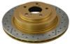 DBA 02-06 Cadillac Escalade AWD Rear Drilled & Slotted Street Series Rotor