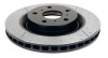 DBA 11-14 Ford Mustang GT (w/Standard Brakes) 3.7L Front Drill & Slot Street Series Rotor w/Blk Hat