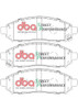 DBA 04-12 Nissan Pathfinder SP Performance Front Brake Pads