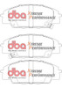 DBA 06-11 Honda Civic Si XP Performance Front Brake Pads