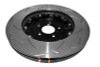 DBA T3 5000 Slotted Series w/ Black Hat Front Right 2012 Nissan GTR R35