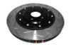 DBA T3 5000 Slotted Series w/ Black Hat Front Right 2012 Nissan GTR R35