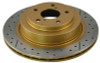 DBA 08-10 STi/2017 BRZ w/Perf. Pkg. Rear Dual-Drilled Street Series Rotor