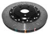 DBA 09+ Nissan GTR R-35 Front Drilled & Slotted 5000 Series 2 Piece Rotor Assembled w/ Black Hat (Av