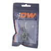 DeatschWerks 10AN ORB Male to 3/8in Male Triple Barb Fitting (Incl O-Ring) - Anodized Matte Black