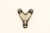 DeatschWerks 6AN Male Flare + 6AN Male Flare to 6AN Male Flare Y Block Fitting