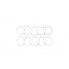 DeatschWerks -6 AN Aluminum Crush Washer (Pack of 10)