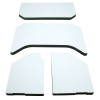 DEI 11-18 Jeep Wrangler JK 4-Door Boom Mat Headliner - 4 Piece - White