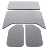DEI 11-18 Jeep Wrangler JK 4-Door Boom Mat Headliner - 4 Piece - Gray