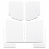 DEI 20-22 Jeep Gladiator JT 4-Door Boom Mat Complete Headliner Kit - 7 Piece - White