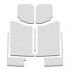 DEI 20-22 Jeep Gladiator JT 4-Door Boom Mat Complete Headliner Kit - 7 Piece - White