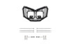 Diode Dynamics 17-24 Can-Am Maverick X3 Stage Series LED Grille Kit Bracket Kit