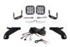 Diode Dynamics 21-22 Ford F-150 SS5 Bumper LED Pod Light Kit - Pro White Combo