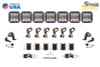 Diode Dynamics SS5 Pro Universal CrossLink 7-Pod Lightbar - White Combo
