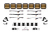 Diode Dynamics SS5 Pro Universal CrossLink 7-Pod Lightbar - Yellow Combo