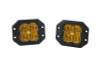 Diode Dynamics SS3 Sport ABL - Yellow Flood Flush (Pair)