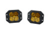 Diode Dynamics SS3 Pro ABL - Yellow Combo Flush (Pair)