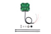 Diode Dynamics Stage Series Single Color LED Rock Light - Green Hookup (one)