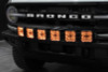 Diode Dynamics Bronco SS5 6-Pod CrossLink Grille Lightbar Kit Sport - Yellow Combo