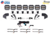Diode Dynamics Bronco SS5 Pro CrossLink Windshield - Yellow Combo Lightbar Kit