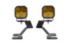 Diode Dynamics 2021 Ford Bronco SS3 LED Ditch Light Kit - Sport Yellow Pro Combo