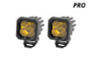 Diode Dynamics Stage Series C1 LED Pod Pro - Yellow Spot Standard ABL (Pair)
