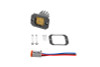 Diode Dynamics Stage Series C1 LED Pod Sport - Yellow Flood Flush ABL Each