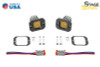 Diode Dynamics Stage Series C1 LED Pod Pro - Yellow Flood Flush ABL (Pair)