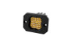 Diode Dynamics Stage Series C1 LED Pod Pro - Yellow Flood Flush ABL Each