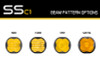 Diode Dynamics Stage Series C1 Lens Wide - Yellow